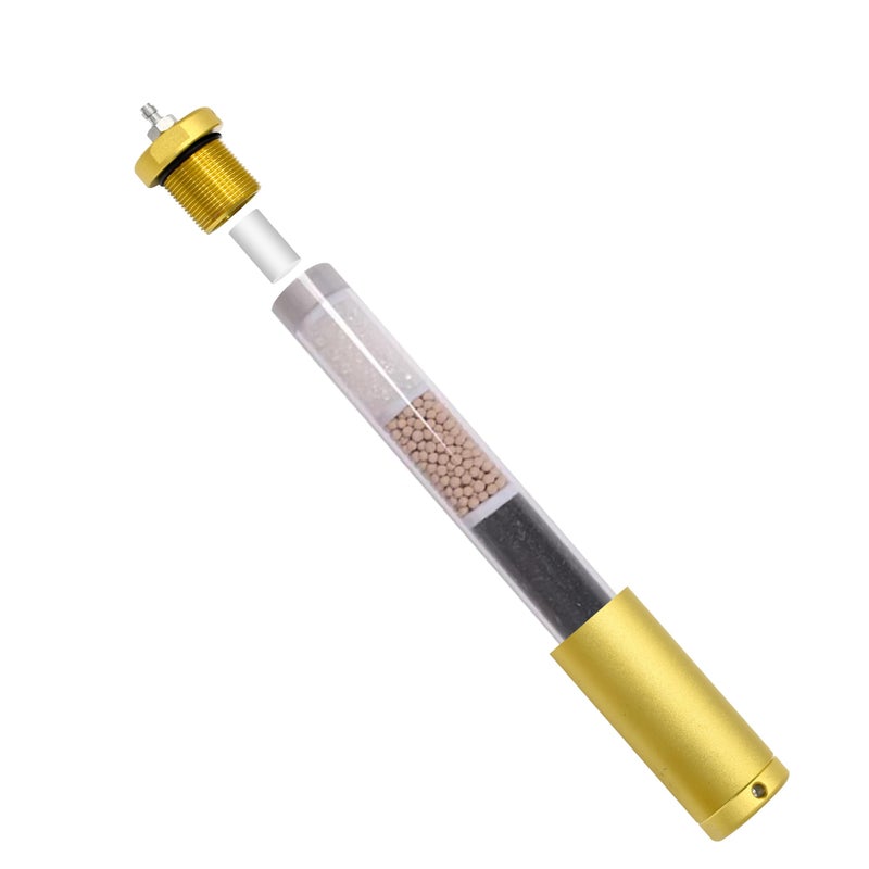 TUXING فلتر زيت وماء لضاغط الهواء TUXING 4500Psi PCP، فلتر هواء عالي الضغط، فاصل زيت الماء للغوص مع موصل سريع أنثوي وذكري 8 مم لشحن بندقية الهواء PCP وخزان الغوص L350*OD49*ID36mm - Image 1